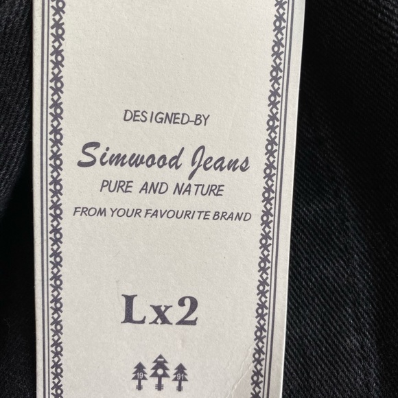 NWT Seven Black Denim Boho Distressed Jean Jacket - Picture 11 of 12